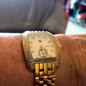 Michelle watch used with colored watch bands